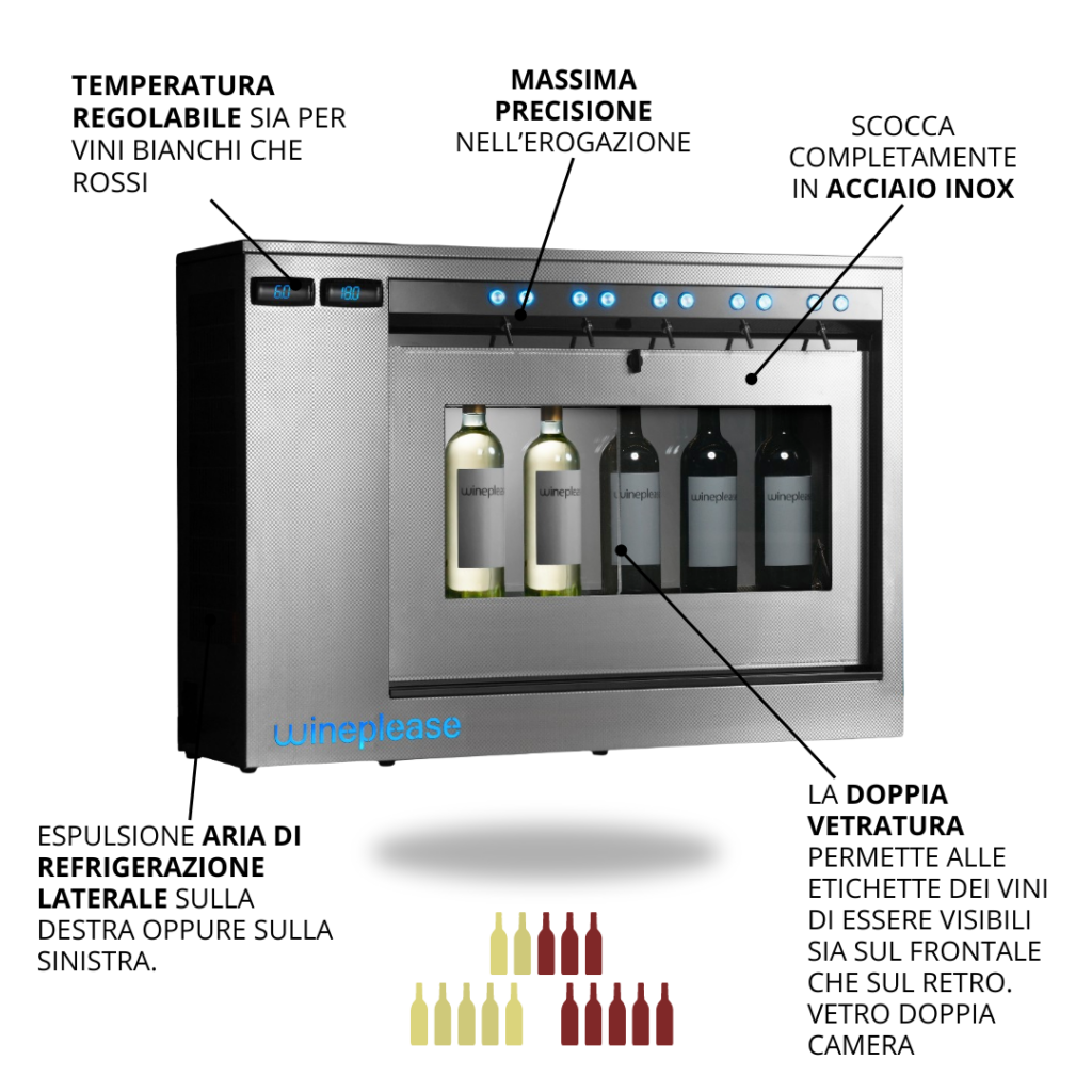 DISPENSER VINO DA CINQUE BOTTIGLIE